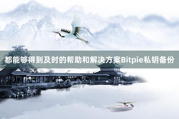 都能够得到及时的帮助和解决方案Bitpie私钥备份