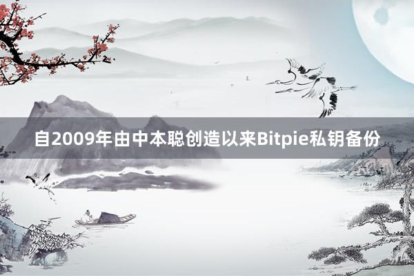 自2009年由中本聪创造以来Bitpie私钥备份